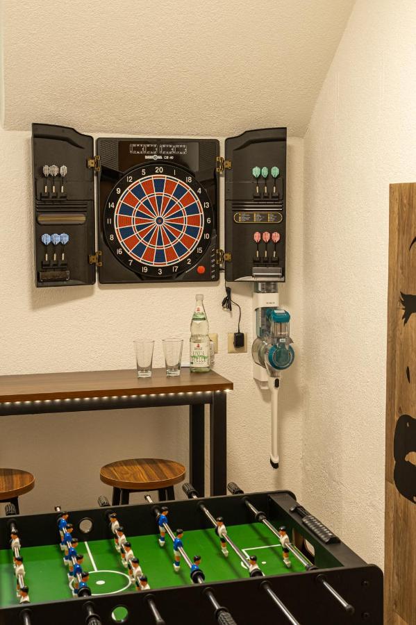 Ferienwohnung Fuchsbau Im Eg Des Ferienhauses Falkenhoehe Oberweißbach Exteriör bild